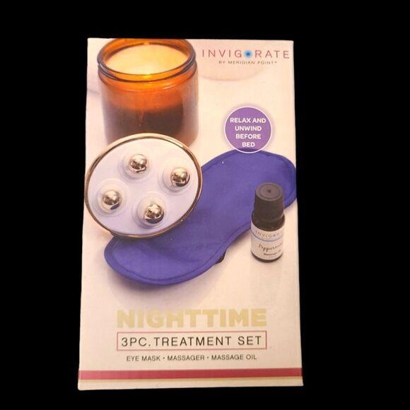 InviGrate Spa Set By Meridian Point 3-pc Nighttime Treatment Set - Picture 1 of 9